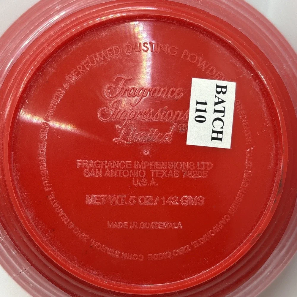 Vintage Fragance Impressions Limited Perfumed Dusting Powder Sealed 5oz‎